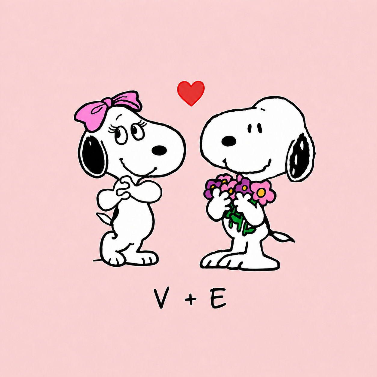 V plus E